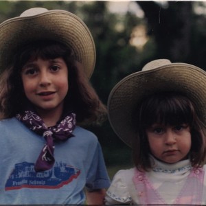 Shayne & her sister Kristy in Nashville, circa 1988.
