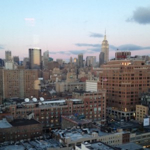 A view of 9th Ave from the Meatpacking District.