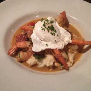 Shrimp & grits at Old Vinings Inn