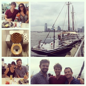 So many boat moments. With my crew: Brett, Krista, Ted & Matt aboard Grand Banks