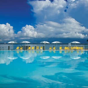 The pool at The Standard Spa Miami, my pick for the best hotel for locals.