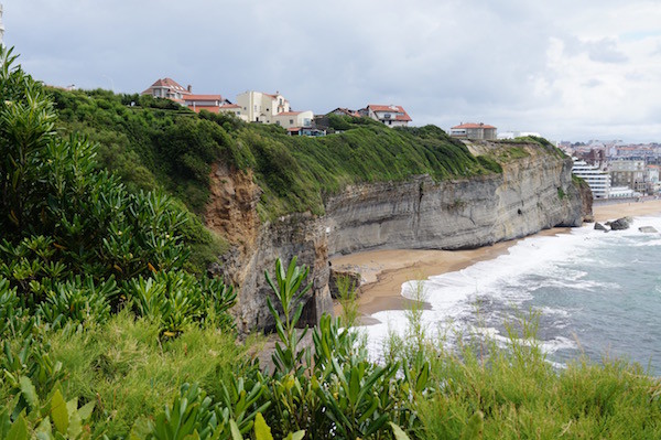 A view of the bluffs from the lighthouse.